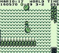 une photo d'Ã©cran de Super Mario Land sur Nintendo Game Boy